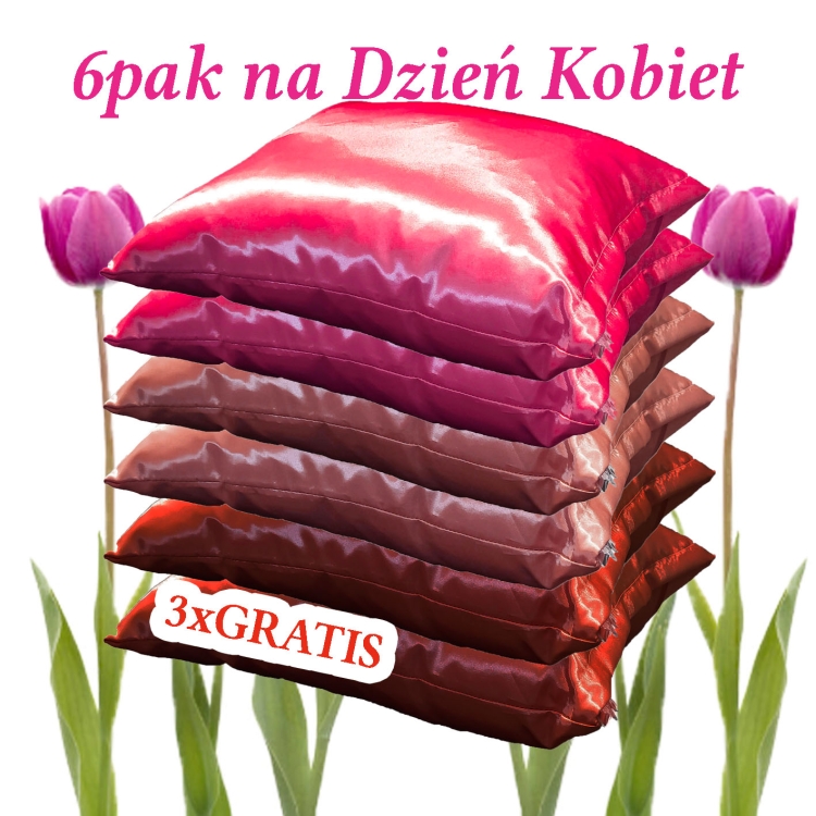 Sześciopak poszewek! na Dzień Kobiet